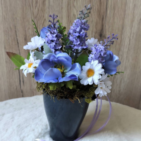 Letní hrníček do modrofialové