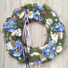 Věnec do modrofialové