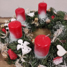  Věnec přírodní adventní  z chvojí.