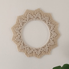 Mandala v barvě béžové