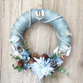 Mořský věnec s kotvou