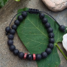 Láva a howlit shamballa ochranný unisex náramek