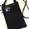 malá crossbody s kapsou-STŘÍBRNÉ PACIČKY 