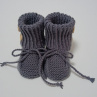 Pletené bačkůrky - 10 cm
