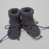 Pletené bačkůrky - 10 cm