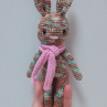 Háčkovaný zajíček - 21 cm