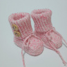 Pletené bačkůrky - 9 cm