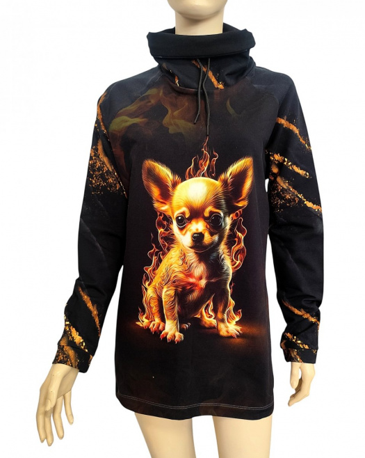 Dámská mikina se stojáčkem