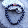 Láva a tygří oko shamballa ochranný unisex náramek
