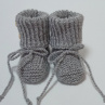 Pletené bačkůrky - 10 cm