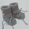 Pletené bačkůrky - 10 cm