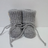 Pletené bačkůrky - 10 cm
