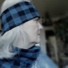 Nákrčník a čelenka-kostka