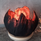 Skořepina-svícen-beton " Pekelná 2"