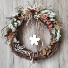 Přírodní velikonoční věnec