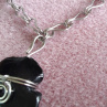 Pánský náhrdelník / amulet s Obsidiánem - elegantní šperk pro muže