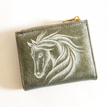 dámská,dívčí peněženka-STŘÍBRNÝ KŮŇ 