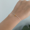 "Mini Love" náramek Luxury 24K Gold ed. - white