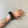 Dárková sada - 4 scrunchies L v šedé