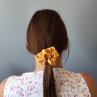 Dárková sada - 4 scrunchies L ve žluté