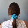 Dárková sada - 4 scrunchies L v modré