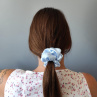 Dárková sada - 4 scrunchies L v modré