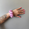 Dárková sada - 4 scrunchies L ve fialové