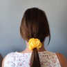 Dárková sada - 4 scrunchies L ve žluté