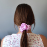 Dárková sada - 4 scrunchies L ve fialové