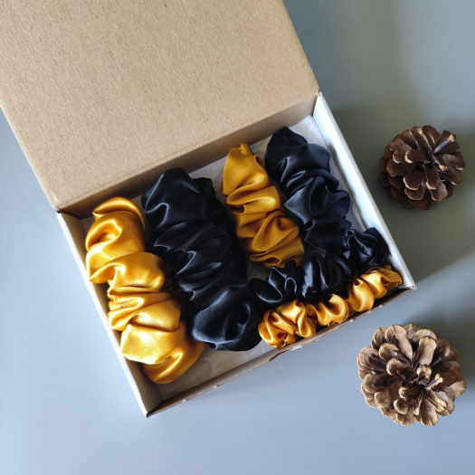 Scrunchie dárková sada XI.