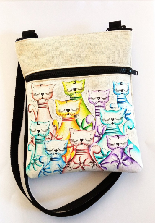  crossbody s kapsou-KOČIČKY