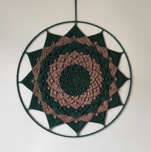 Mandala Lotosový květ - 3D - průměr 45 cm