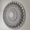 Mandala Šedá - průměr 45 cm