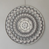 Mandala Šedá - průměr 40 cm