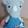 Háčkované nosorožčátko - 14 cm