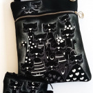 crossbody kabelka +kapsička-KOČIČKY