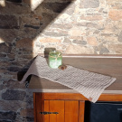 háčkovaný středový ubrus - běhoun