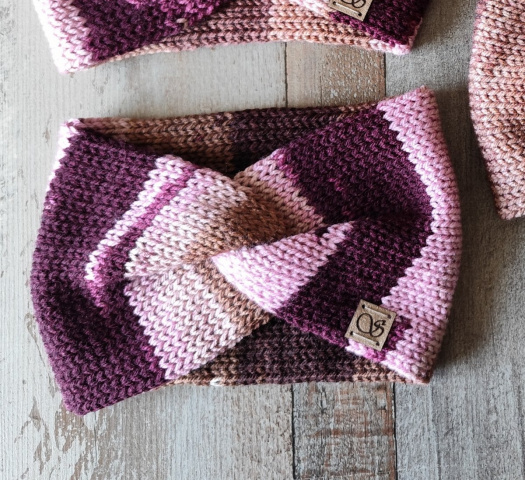 Pletená čelenka 11