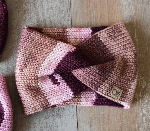 Pletená čelenka 12