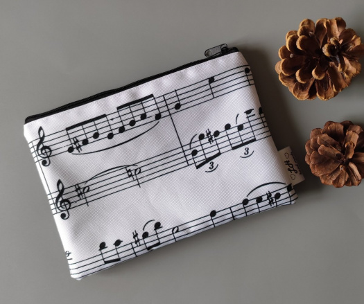 Kapsička na zip - notový zápis II.
