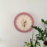 Nástěnné hodiny - pudrové