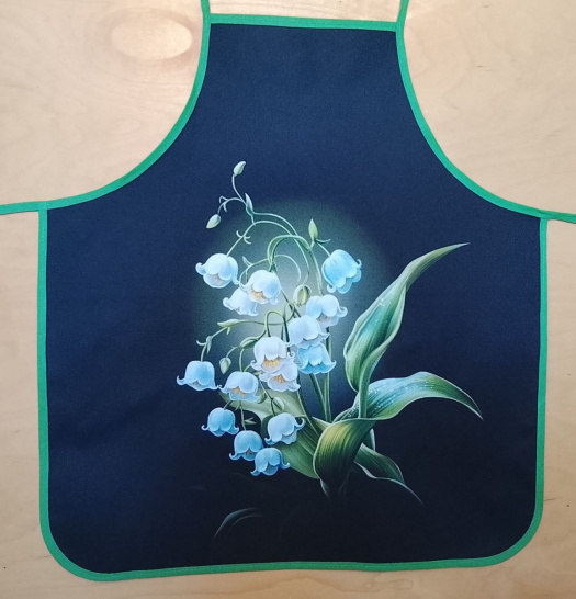 Zástěra malá konvalinky 