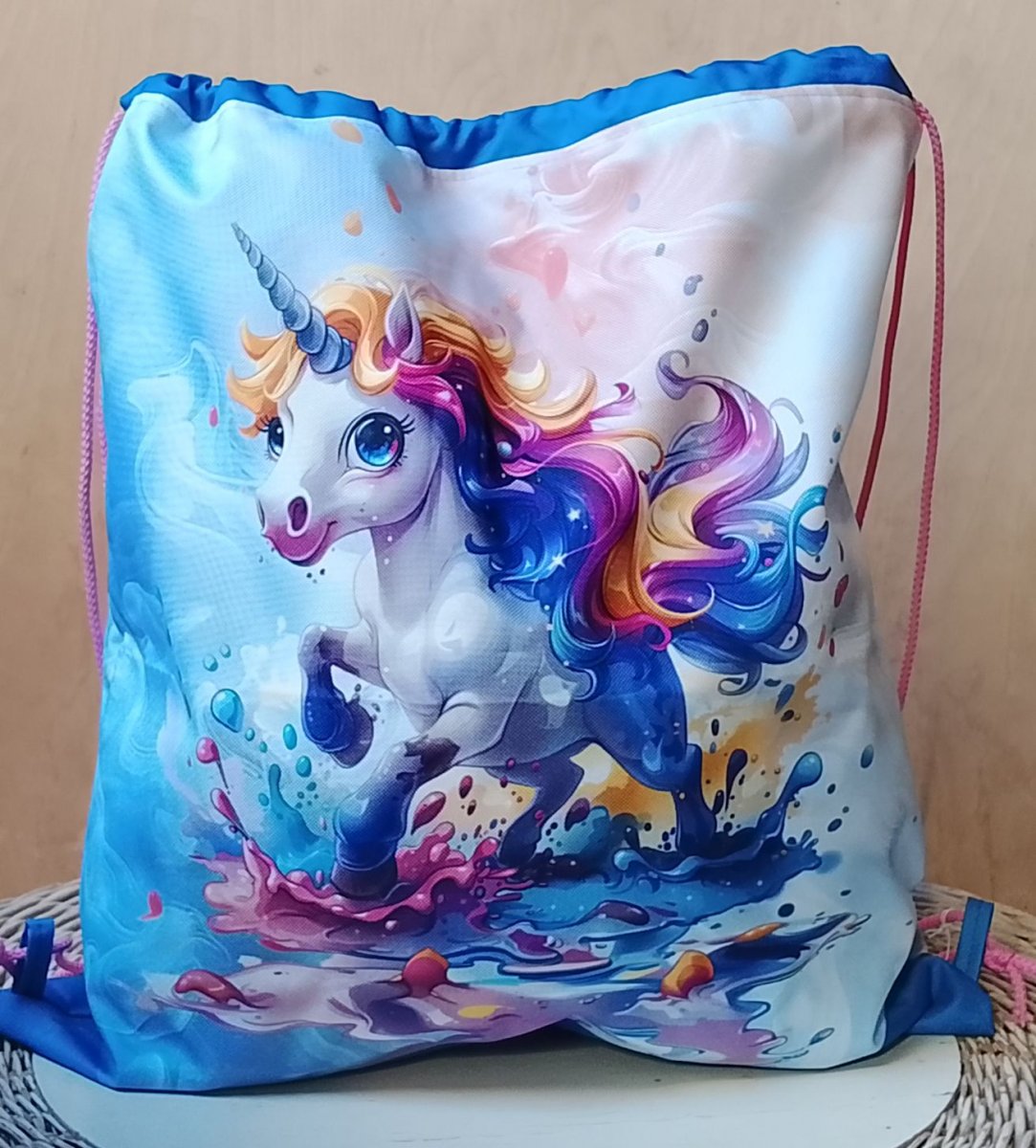 Stahovací vak L jednorožec 