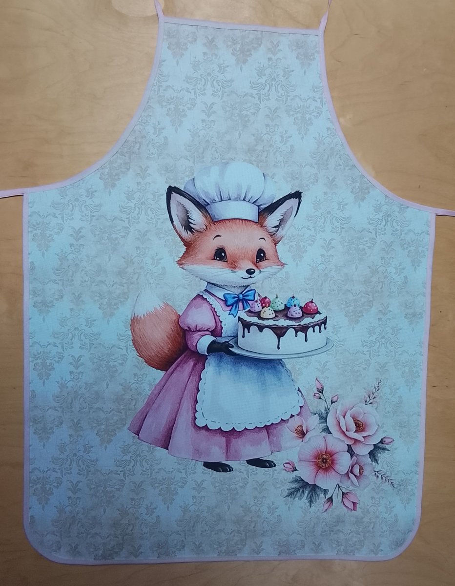 Zástěra střední liška cukrářka 