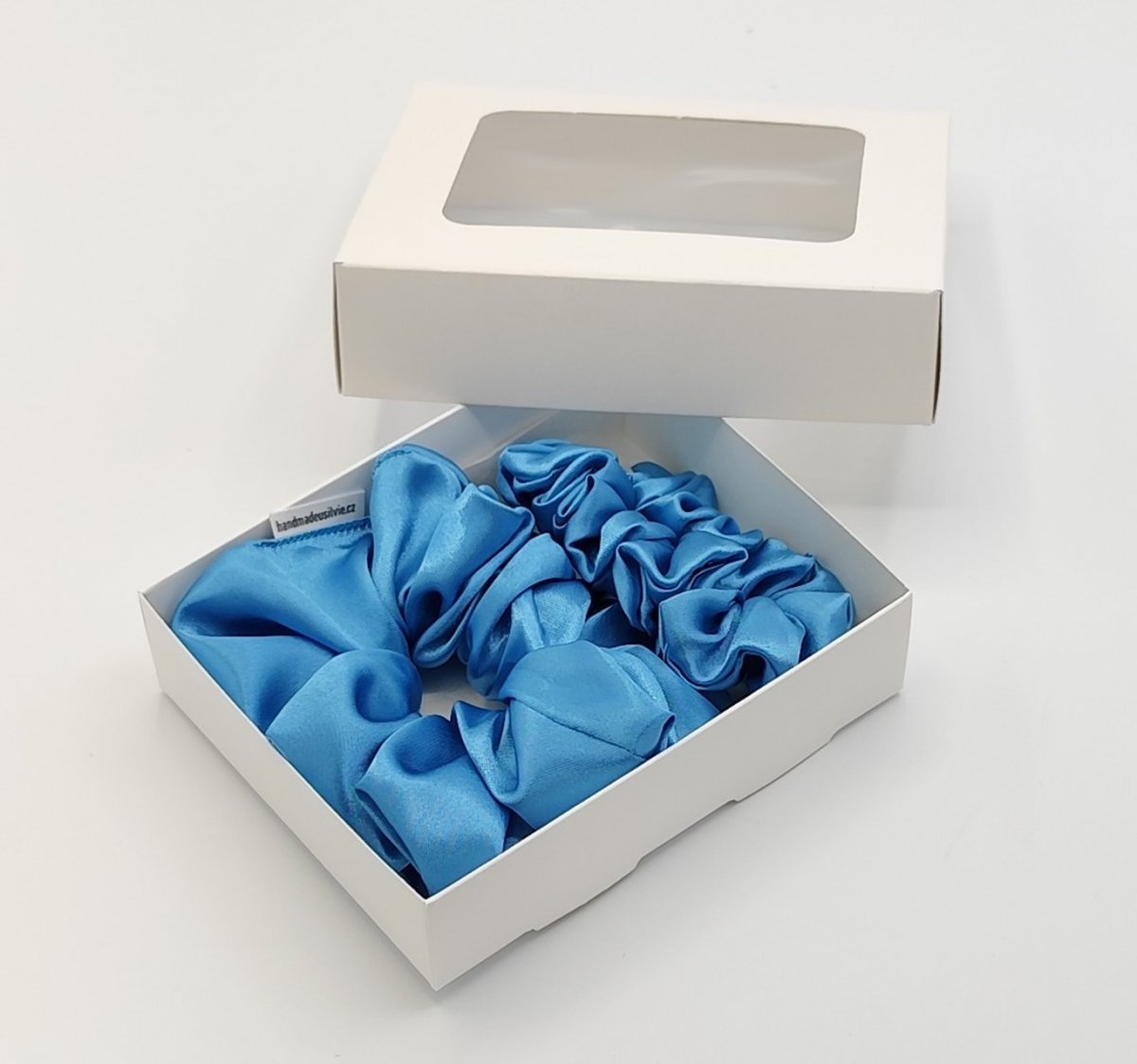 Sada dvou tyrkysových gumiček L-klasik a S