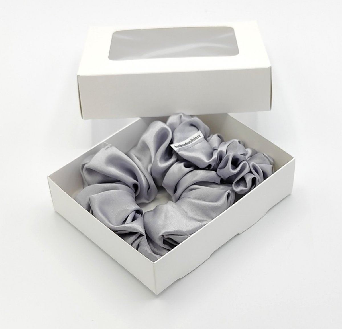 Sada dvou šedých gumiček L-klasik a S