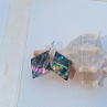 Abalone paua shell perleť něžné zavírací náušnice