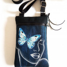crossbody s kapsou-DÍVKA S MOTÝLKEM
