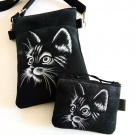 crossbody s kapsou-STŘÍBRNÝ KOCOUREK