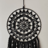 Lapač zlých snů Černá hvězda 20 x 55 cm